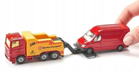 Siku Pojazd Laweta + Van S1667 