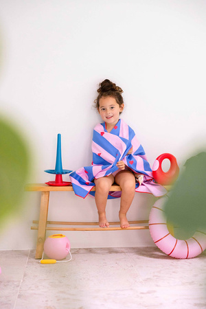 Quut Dwustronny ręcznik plażowy PlayTowels M (140 x 70cm) Lighthouse