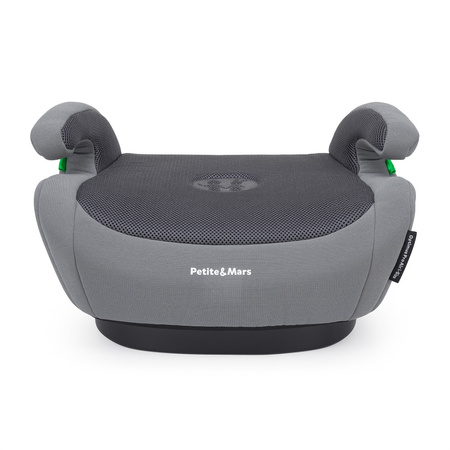 Petite&Mars Optimus Pro i-Size Fotelik Samochodowy Podstawka 22-36 kg Grey Air