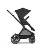 Cybex Eos Lux Wózek Głęboko-Spacerowy Rama Czarna Moon Black + Aton B2 i-Size Fotelik 0-13kg + Baza One Volcano Black