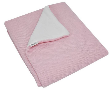 Kocyk Dzianinowy "Drobny Ryż" Ple-53 Róż