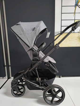 [OUTLET] Easywalker Harvey 3 Wózek Spacerowy Fossil Grey (zawiera stelaż, siedzisko z budką i pałąkiem z ekoskóry)
