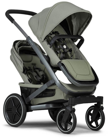 Joolz Geo 3 Twin Wielofunkcyjny Wózek Głęboko-Spacerowy dla Bliźniąt 2w1 Sage Green