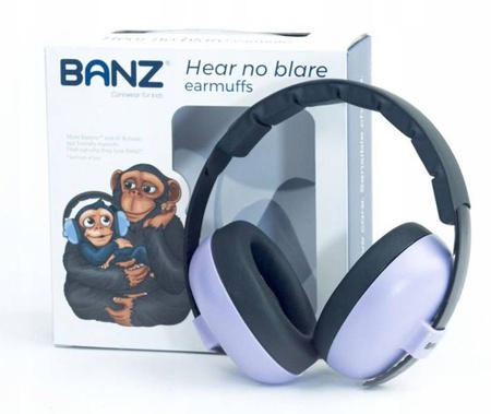 Banz Słuchawki Ochronne Nauszniki Dla Dzieci do 3 lat Banz Orchid