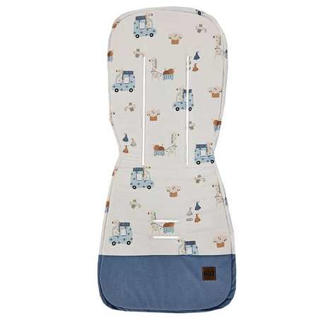 Eko Wkładka do Wózka Spacerowego Żyrafy Niebieskie