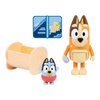 Tm Toys Bluey Figurka Baby Bluey I Chilli Figurki Kołyska Akcesoria