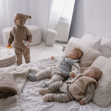 Zaffiro Nevada Kombinezon Wełniany Dla Dzieci 86/92 Brown