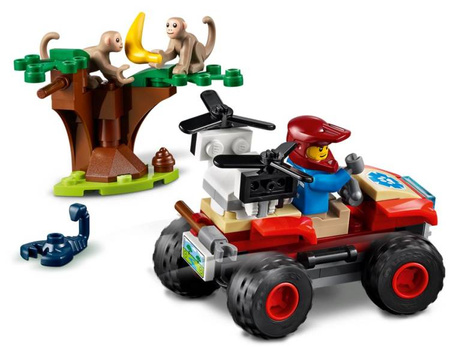 Lego Klocki Quad Ratowników Dzikich Zwierząt 60300
