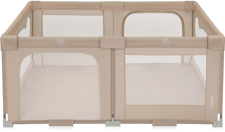 Lionelo Florence - duży, składany kojec dla dzieci 150x180 cm | Beige Sand