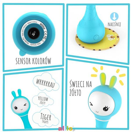 Alilo Króliczek Smarty Bunny  Żółty