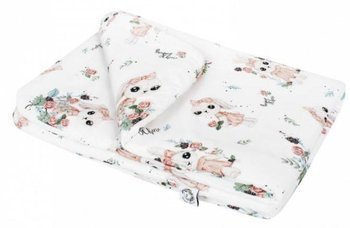 Bambusowa Kołderka Niemowlaka Rozmiar 65x75cm Romantyczny Królik