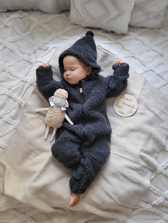 Zaffiro Nevada Kombinezon Wełniany Dla Dzieci 50/56 Anthracite