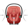 Cybex Aton S2 i-Size Fotelik Samochodowy 0-13kg Hibiscus Red 2023 + Cybex Baza One Isofix