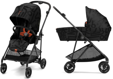 Cybex Melio Street New Wózek Głęboko-Spacerowy Real Black