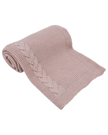 EKO KOCYK DZIANINOWY PLE-100 PUDROWY RÓŻ