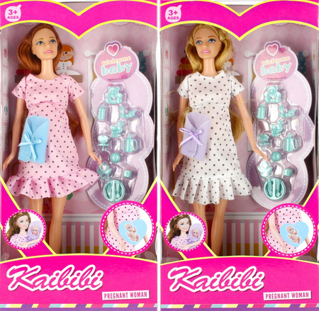 Mega Creative Lalka 29 cm w Ciąży Mix 