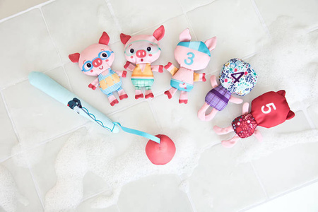 LILLIPUTIENS Zestaw do wędkowania w kąpieli Wilk Louis 12 m+