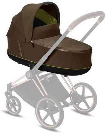 Cybex e-Priam 3.0 Wózek Głęboko-Spacerowy + Cloud Z Fotelik Samochodowy 0-13 kg Zestaw 3w1 Khaki Brown