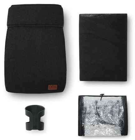 Kinderkraft Evolution Wózek Spacerowy + Cocoon  Platinum Grey