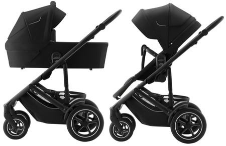 Britax Romer Smile 5Z Wózek Głęboko-Spacerowy Space Black Rama Matt Black 