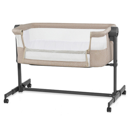 Kinderkraft NESTEE UP 2 Łóżeczko Dostawne 2w1 Beżowy