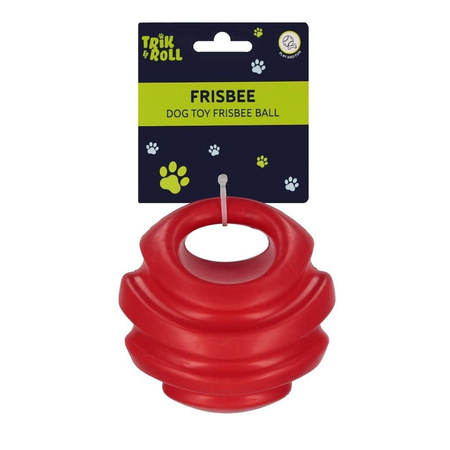 Trik&Roll Piłka Frisbee dla Psa 12cm Czerwona