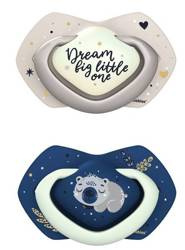 Canpol Babies Smoczek Silikonowy 6-18m Sleepy Koala 2 szt. 22/659_blu Blue