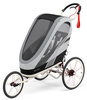 Cybex Zeno Wielofunkcyjna Przyczepka Do Biegania Do Roweru Cybex Sports Silver Pink