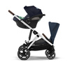 Cybex Gazelle S Wózek Spacerowy Rama Srebrna Ocean Blue