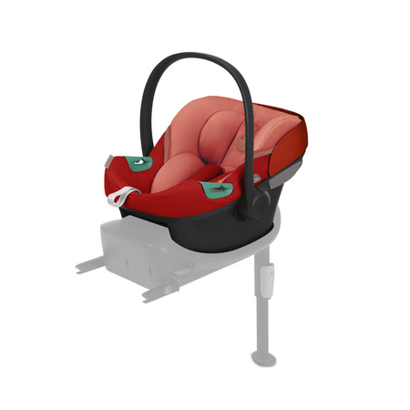 Cybex Aton S2 i-Size Fotelik Samochodowy 0-13kg Hibiscus Red 2023 + Cybex Baza One Isofix