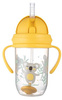 Canpol Babies Exotic Kubek Niekapek z Rurką i Odważnikiem 270ml 56/606 Yellow