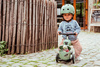 Scootandride Highwaykick 1 Lifestyle 2w1 Jeżdzik i Hulajnoga Trójkołowa z Zamykanym Schowkiem 1-5 lat Green Lines