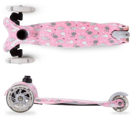 Kidwell Uno Hulajnoga Balansowa Trójkołowa Cats