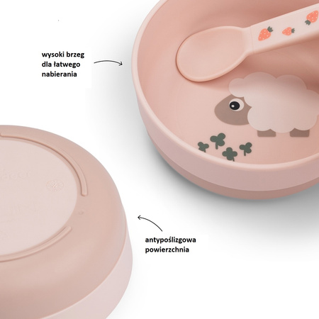 Done by Deer Foodie Miska Dla Dziecka Tiny Farm Powder