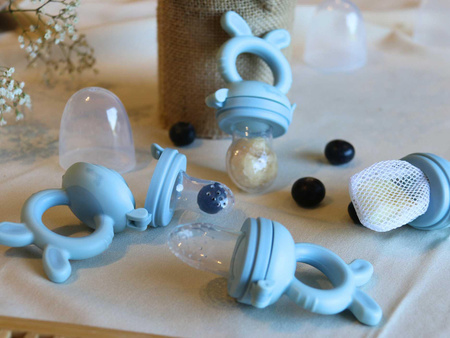 Bo Jungle Smoczek do owoców 4w1 silikonowy podajnik Buny