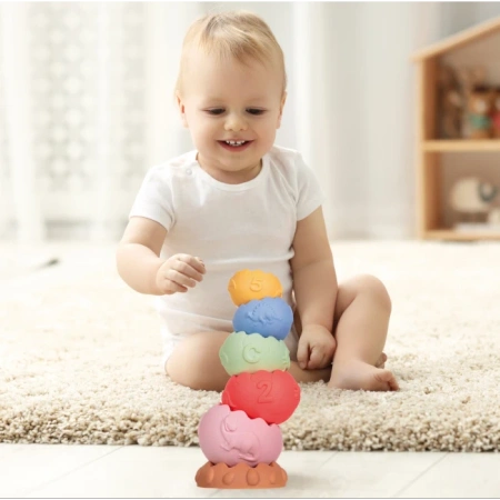 Tullo Edukacyjna Piramida Sensoryczna - 6 elementów