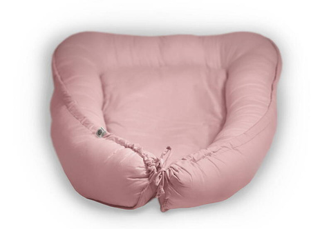 PETITE&MARS Bawełniany Kokon Niemowlęcy Feel Safe 90 x 60 cm Dusty Pink
