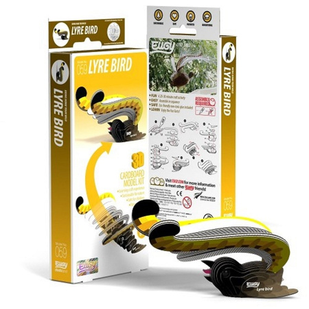 Eugy Eko 3D Układanka Ptak Lirogon