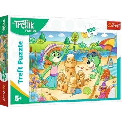 Trefl Puzzle Rodzina Treflików 100 el. Dzień Treflików