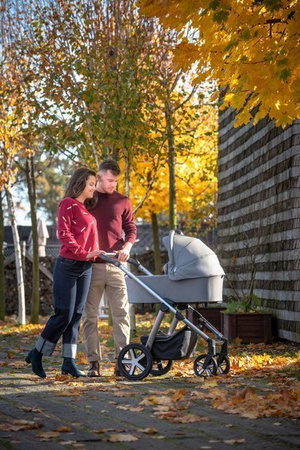 [OUTLET] Baby Design Husky 2022 Wózek Głęboko-Spacerowy 117 Graphite