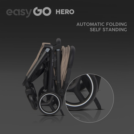 Easy Go Hero Wózek Spacerowy Golden Beige