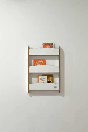 Baby Wood Slim Regał Ścienny S Naturalny