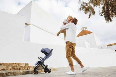 [OUTLET] Easywalker Jackey Kompaktowy Wózek Spacerowy z Torbą Transportową Platinum Editon