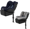 Cybex Sirona Gi I-Size Fotelik Samochodowy 0-20kg Plus Ocean Blue + Cybex Sirona G Line Tapicerka Letnia do Fotelika Grey	