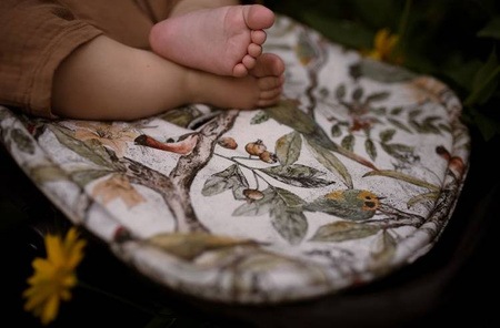 Makaszka Wkładka Do Wózka Memory 100% Bamboo Ornithology