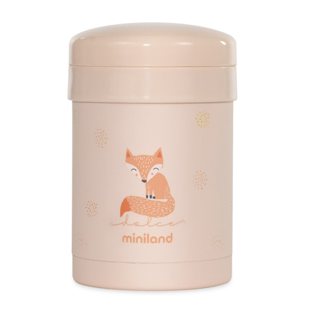 Miniland Termos Na Jedzenie Z 2 Pojemnikami Hermetycznymi 700 ml Dolce - Cukierkowy