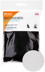 Akuku Moskitiera uniwersalna na wózek  Czarny
