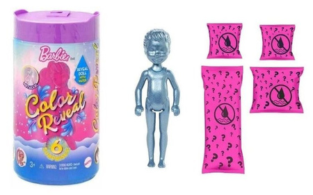 Barbie Color Reveal Brokatowa Chelsea Lalka Ast CDU GWC59