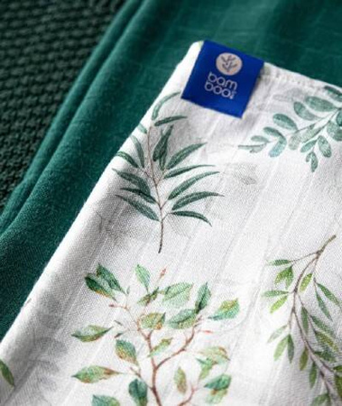 Texpol Pieluszka Bambusowa 30x30 Oliwkowy Sad