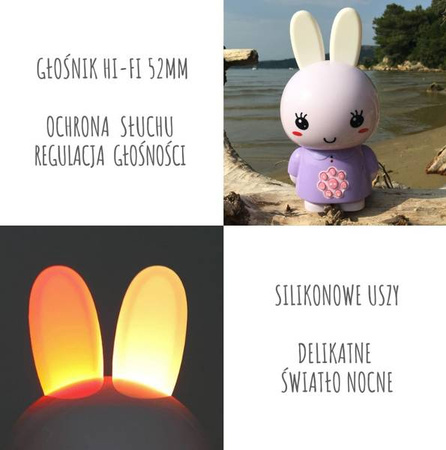 Alilo Honey Bunny Króliczek G6 Fioletowy